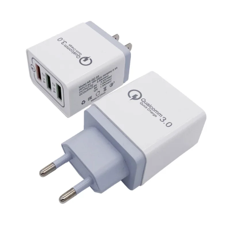 Rovtop QC 3,0 18 Вт USB Quick Charge 3,0 5 в 3 а зарядное устройство для мобильного телефона зарядное устройство для Iphone EU US Plug Sumsung