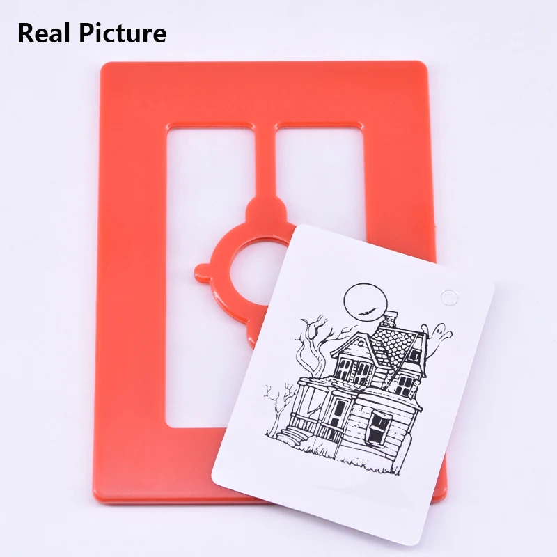 Magic-Penetration-Frame-Pencil-Through-Card-and-Frame-Magic-Tricks-Magician-Close-Up-Gimmick-Props-Mentalism