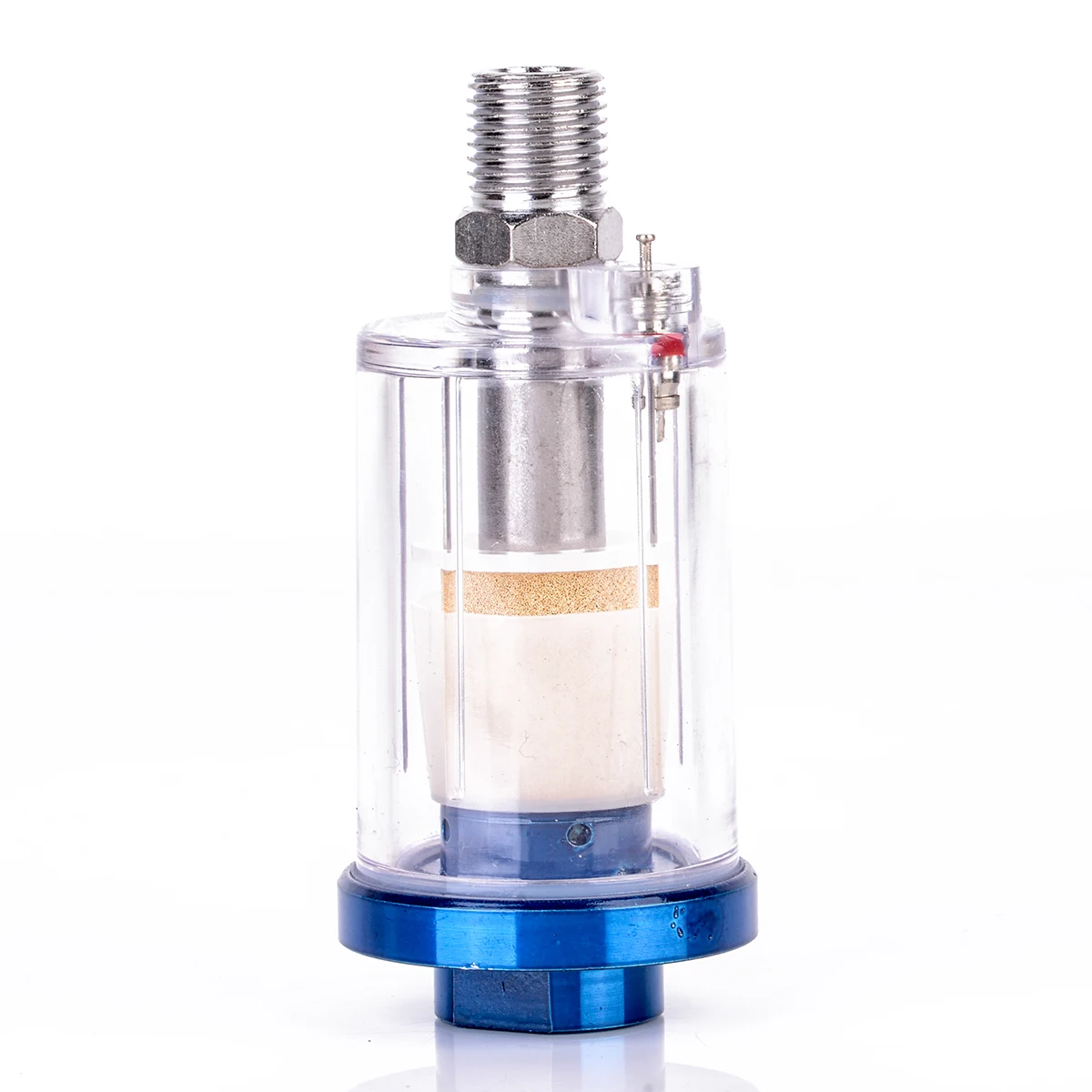 1Pcs 1/4'' Spray Gun Air Line Mini Filter Water Trap Clear Painting Moisture Tool Kit For  Compressor Spray Paint Gun Tool
