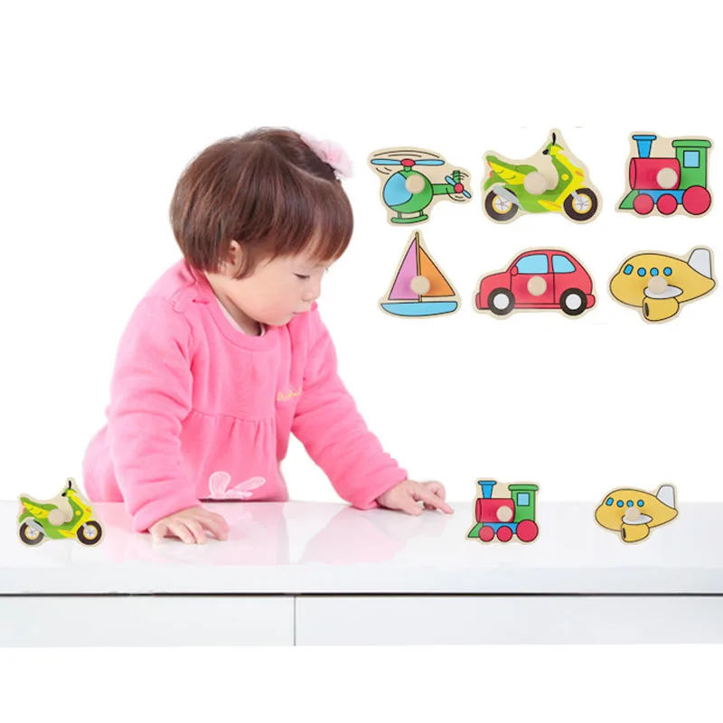 Wooden Cartoon Traffice Montessori Educational Toy Transportation Cognition Puzzle Baby Funny Montessori Material Math Blocks Wooden Cartoon Traffice Montessori Educational Toy Transportation Cognition Puzzle Baby Funny Montessori Material Math Blocks