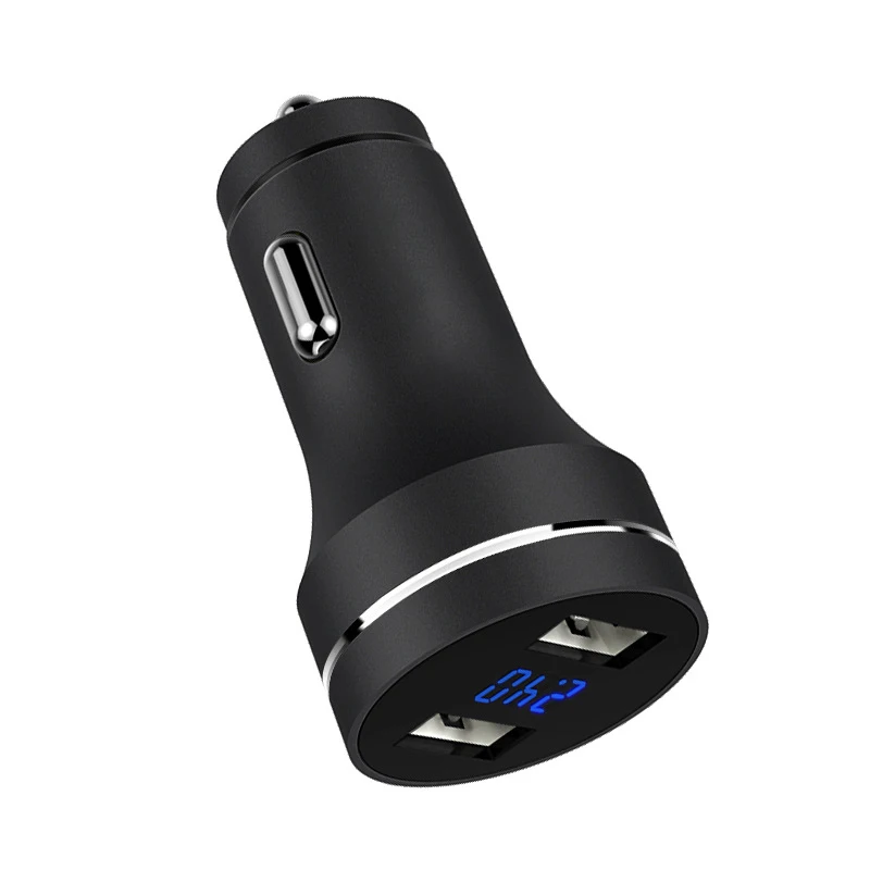 

Mini Dual USB 2.4A Car Charger For iphone XR XS X 8 7 for samsung note 9 8 S10 9 8 Mobile Phone Tablet GPS Fast Charger Adapter