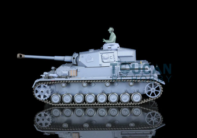 

HengLong 1/16 Scale Plastic Verion German IV F2 RTR RC Tank Model Sound Smog 3859