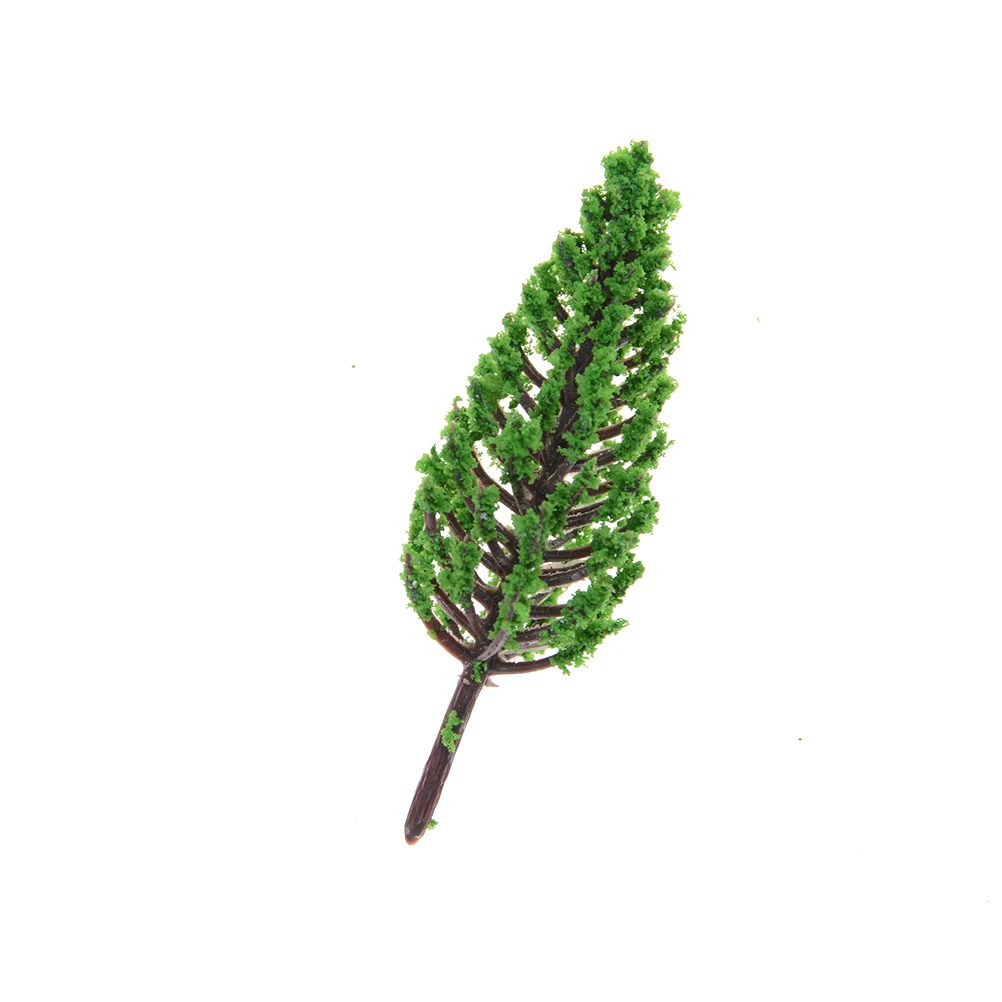

20pcs 65mm Hot Model Tree Train Set Plastic Trunks Scenery Landscape Railroad House Park Street Layout Green landscape Scene