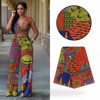 

6 Yards/lot Wonderful colorful african wax fabric with birds printed pattern batik wax for clothes WH5