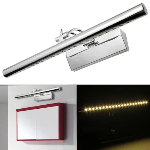 5W 21 LED 5050 SMD Lampara Aplique de Pared para Bano 3000K Luz Blanco Calido