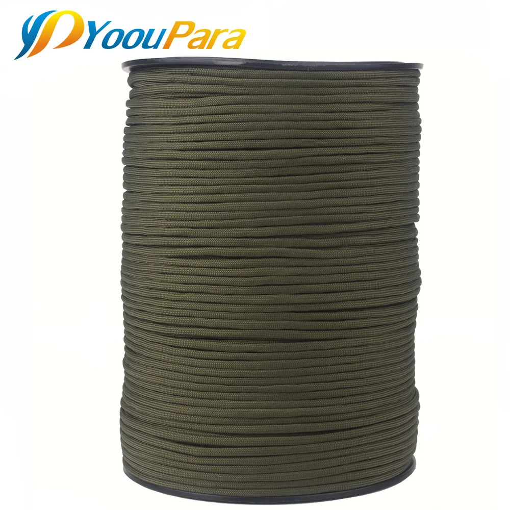 Паракорд 550 7 прядей 4 мм для выживания в экстренных условиях|paracord 550|paracord 1000ftparacord