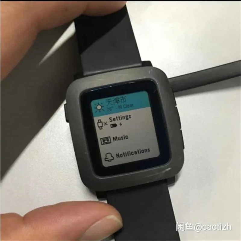 ZycBeautiful умные часы для iPhone и Android, многофункциональные умные спортивные часы PEBBLE Time, водонепроницаемые 5-атм