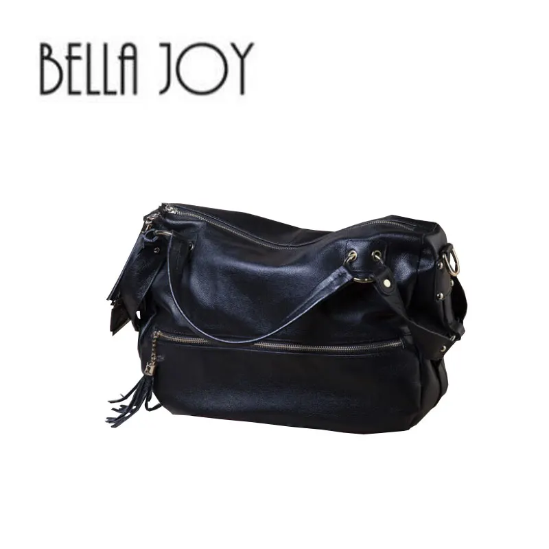 BELLA JOY Genuine Leather Bag Women Leather Handbags Cowhide Shoulder
