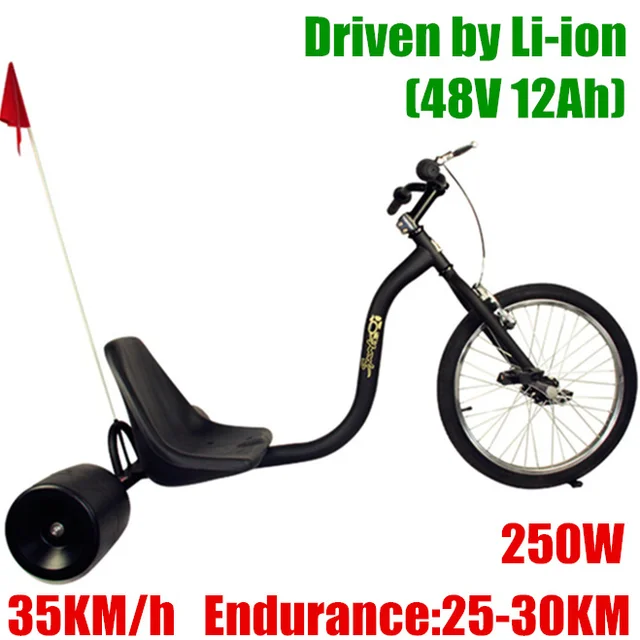 48V 12Ah Li ion Electric Drift Trike 