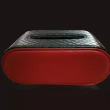 Автомобильный комплект коробка для салфеток Универсальный PU автомобильный солнцезащитный козырек подвесной Тип тканевый чехол в автомобиль Стайлинг