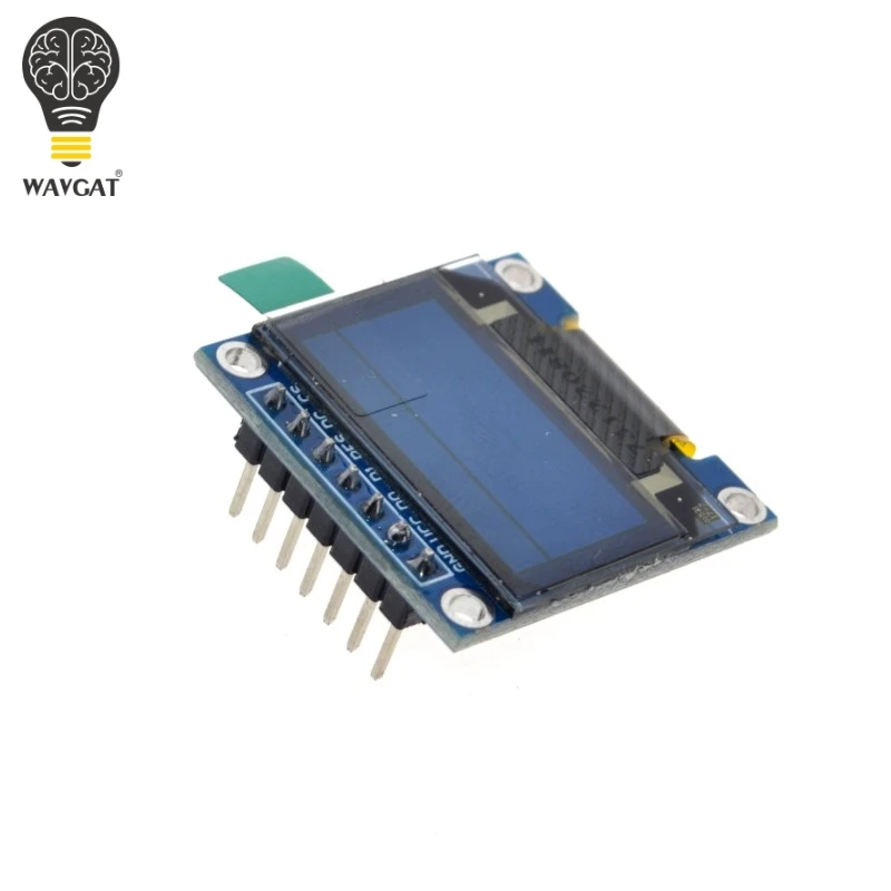 Светодиодный модуль SPI OLED 0 96 дюйма 1 шт. желтый синий двойной цвет 128X64 7Pin драйвер
