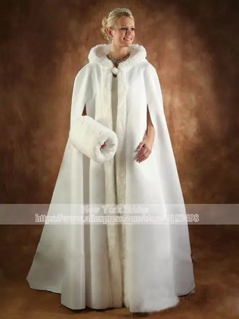 White Ivory Bridal Shrug Winter Faux Fur Cape Wedding White Ivory Bridal Shrug Winter Faux Fur Cape Wedding Cloaks Louisvuigon Jacket Bolero