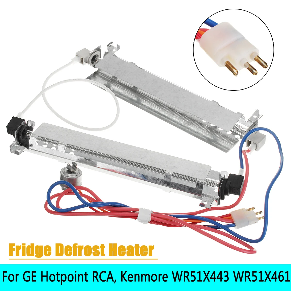 

Refrigerator Replacement Defrost Heater Assembly Parts For GE Hotpoint RCA WR51X443 WR51X461