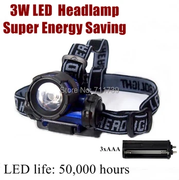 

New Design! AloneFire HL70 3W LED Super Energy Saving outdoor multi-function led Headlight Headlamp for 3xAAA battery