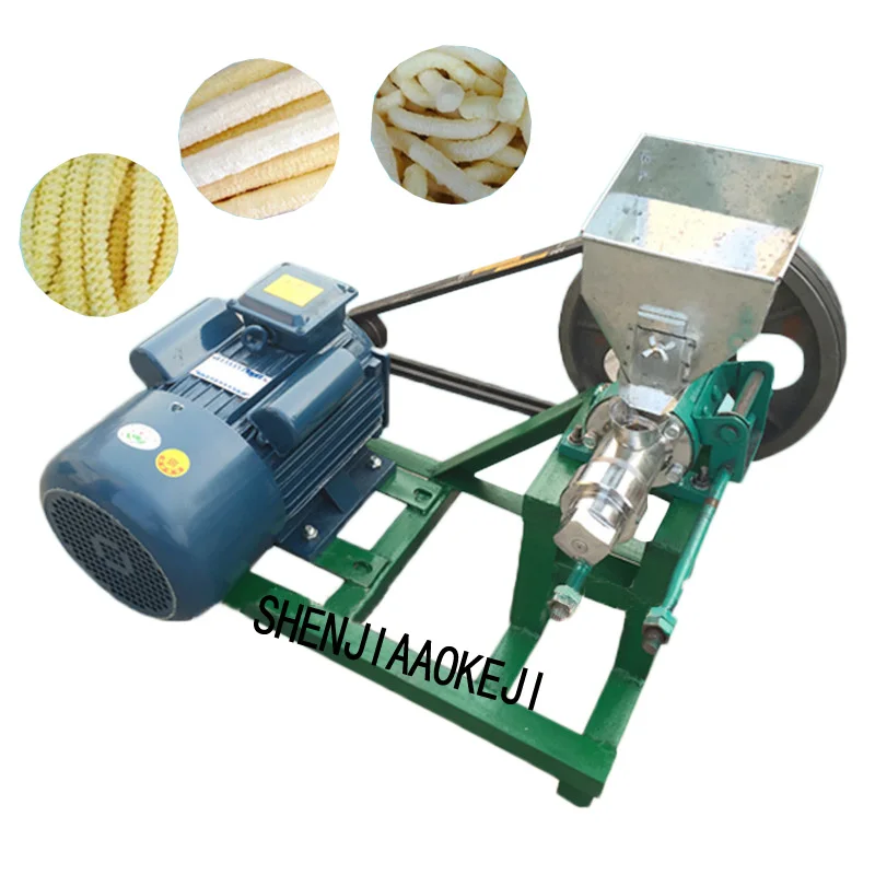 1PC Food Extruder Puffed Corn Rice Snacks Food Extruder Machine Multifunctional Corn Puff Snack Extruder Machine 380V/220V