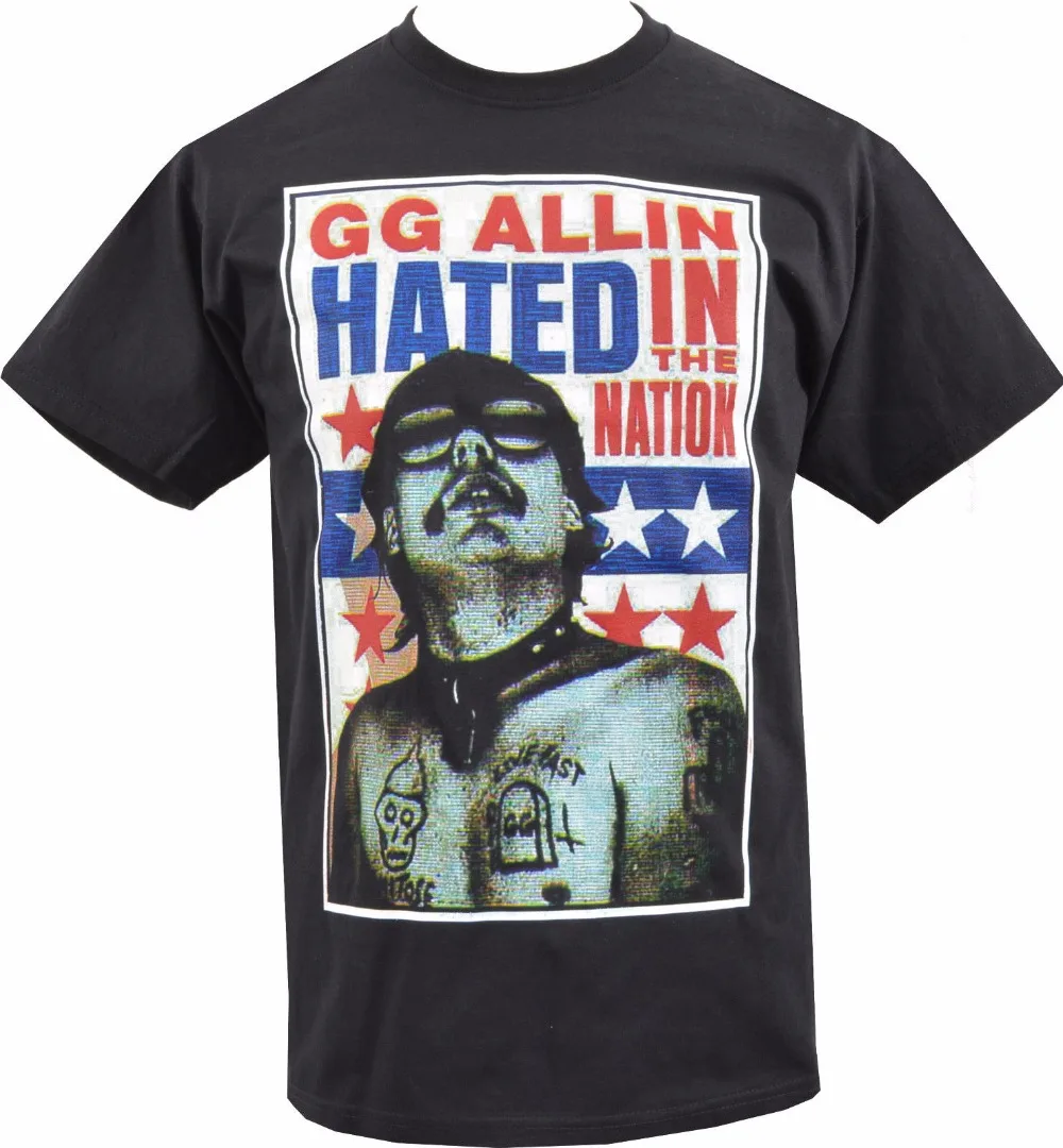Мужская футболка Gg Allin attented In The Nation в стиле панк рок-культовое ожерелье S 3XL 2018