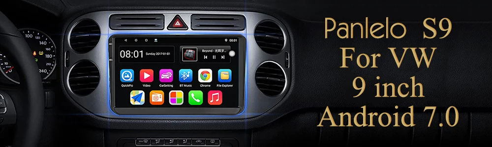 Top Panlelo 2 Din Car Radio GPS Android Car Multimedia 7" Touch Screen 1024*600 Video Player Octa-Core 1.6 GHz 2G16G Bluetooth 2