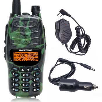 

Baofeng UV-X9 Plus Tri-Power 10W/4W/1W Powerful 2 PTT VHF UHF Daul Band 134-174/400-520MHz 10KM Long Range Walkie Talkie