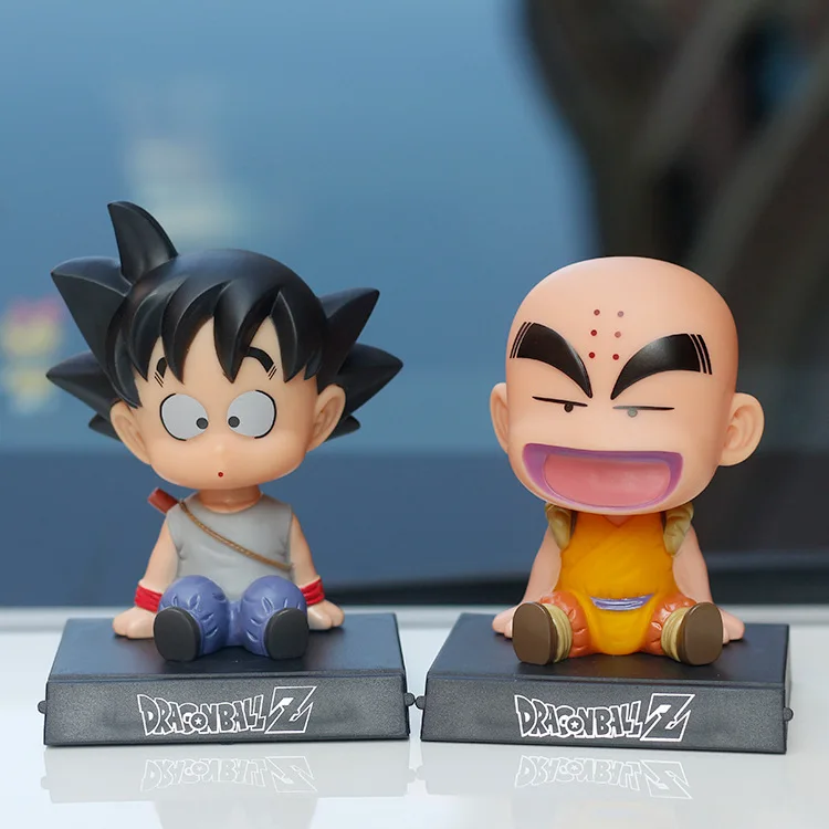 Son Goku Monk украшения для приборной панели автомобиля игрушки держатель телефона мобильный клип встряхивание головы Стайлинг украшения для кукол аксессуары для интерьера