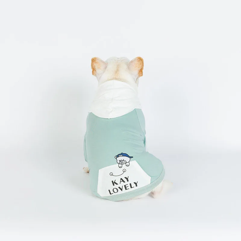 

HSWLL French Bulldog Cute Pet Dog Clothes For Small Dogs Warm Clothes Pet Costume Winter Puppy Clothing Hooded Jacket For Dog