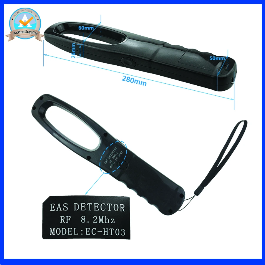 mini handheld eas system RF8.2Mhz anti theft devices for retail store