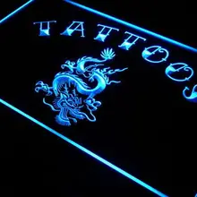 I931 Татуировка Дракон Китайский магазин художественный Декор неоновый свет вывеска Вкл/Выкл Переключатель 20+ цвета 5 размеров