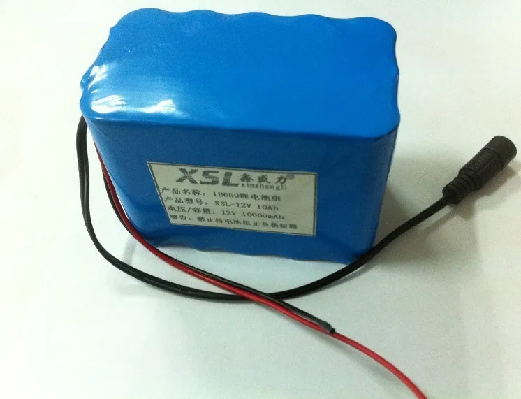 

12V-18650 10000mah lithium-ion battery large-capacity battery pack + circuit 10A Hernia lamp protection board USO + Free Shippin