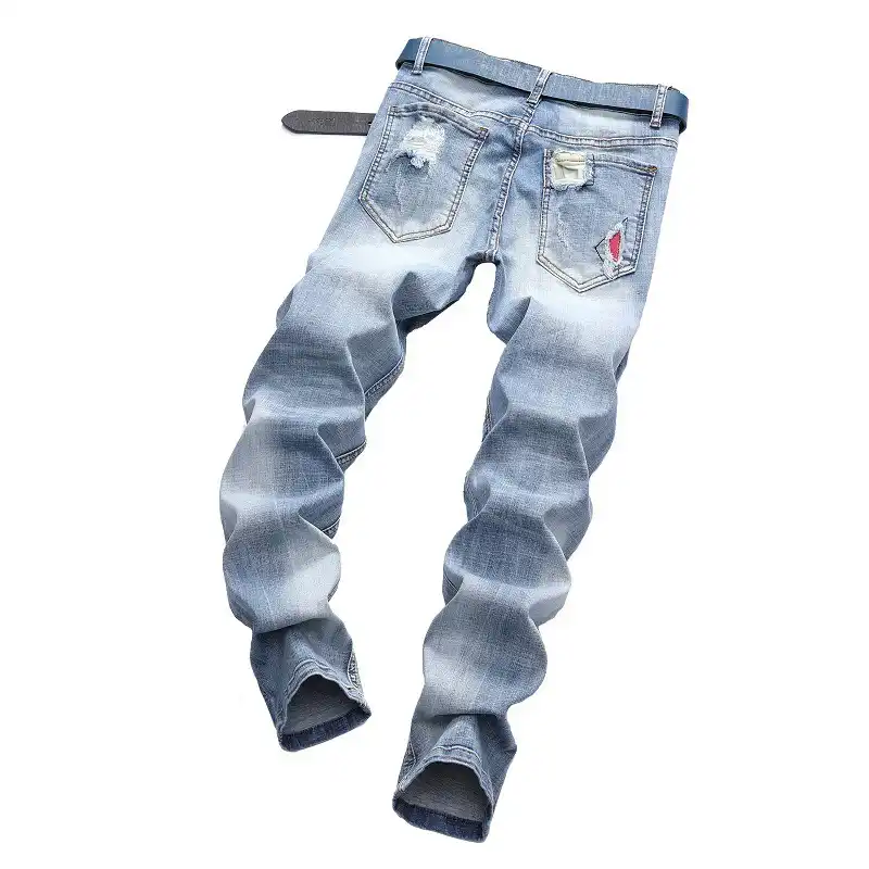 calça jeans masculina tripé