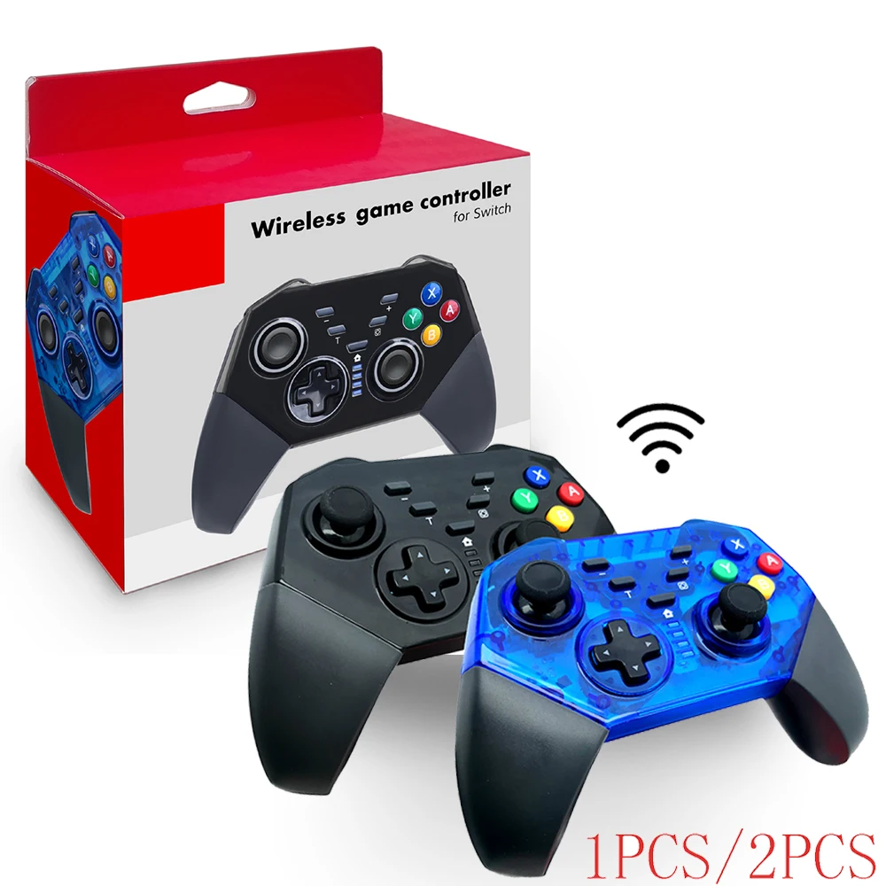 

VIGRAND 1pc/2pcs Nintend Switch Bluetooth Wireless Pro Controller Gamepad Joypad Remote for Console Gamepad Joystick Gift Boxes