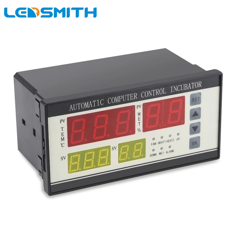 

LEDSMITH XM-18 Multifunctional Automatic Incubator Thermostat Temperature Humidity Control Egg Incubator