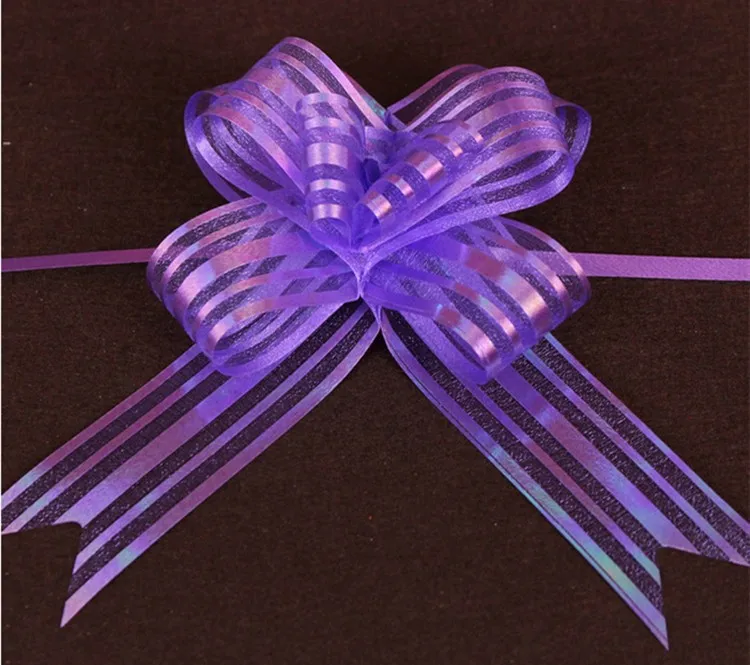 2015 New 10pcslot Wedding Pull Bow Ribbon For Wedding Car Decoration Cute Pull Bow Ribbon For Gift Wrap 5 Colors (7)