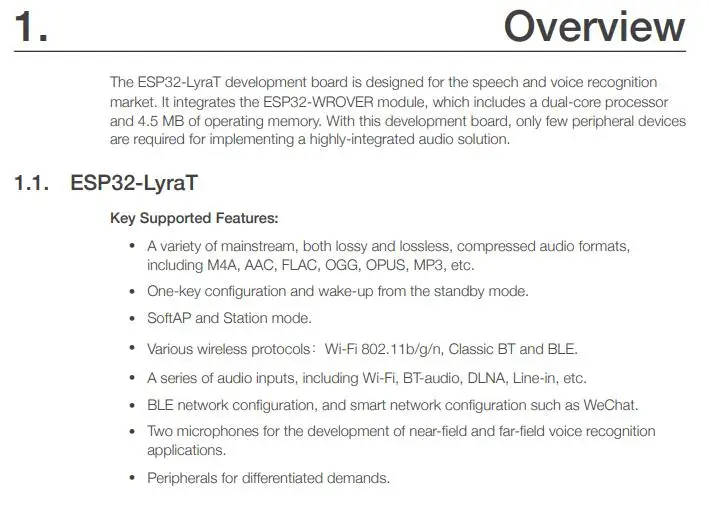 ESP32-LyraT для аудио IC Инструменты разработки кнопок, TFT дисплей и камера поддерживает ESP32 LyraT ESP32-LyraT