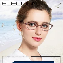 Новинка года. Женские оптические очки в металлической оправе. Очки по рецепту близорукости. Женские очки lentes opticos mujer