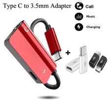 Для Xiaomi Mi 8 Lite type C адаптер 3,5 мм разъем для наушников адаптер для зарядки и прослушивания вызовов Aux для huawei type-C кабельный разветвитель