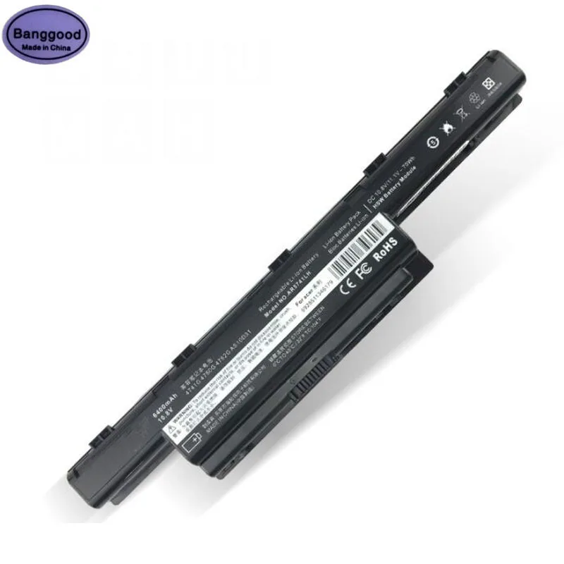 

10.8V 6400mAh 70Wh Korea Cells Laptop Battery for Acer Aspire 4741G 4251 5750G AS10D41 AS10D51 AS10D61 AS10D71 AS10D75 AS10G3E