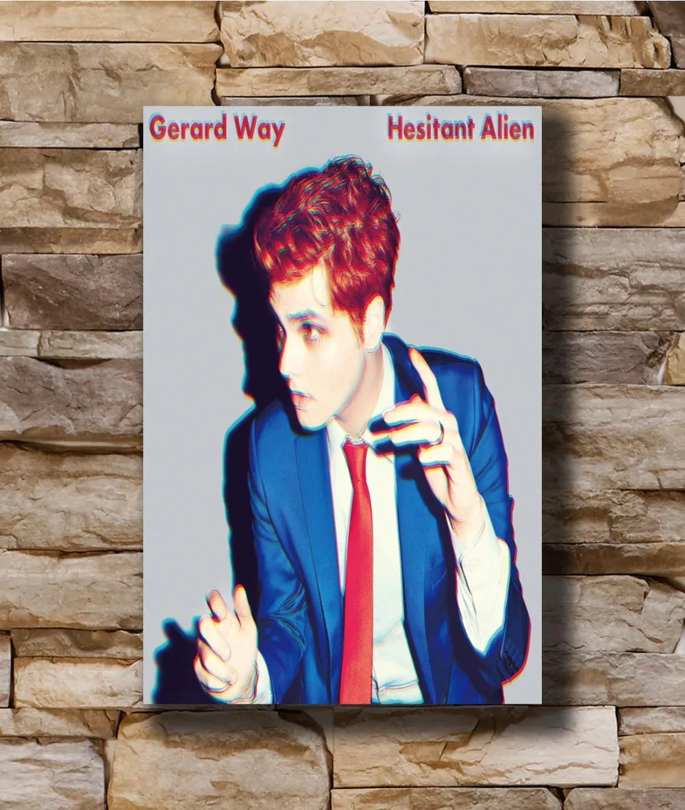 

N2415 Gerard Way Hesitant 8x12 20x30 24x36 Silk Poster Art L-W Canvas Print Decoration