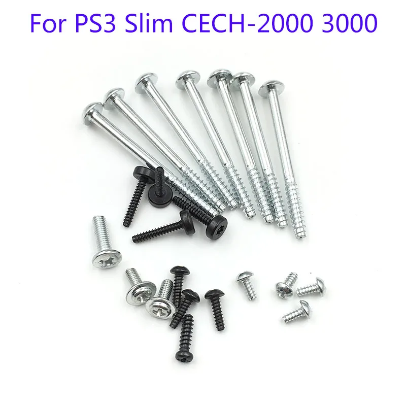 20Sets For PS3 Slim 2000 3000 Screws For Sony Playstation 3 PS3 Super