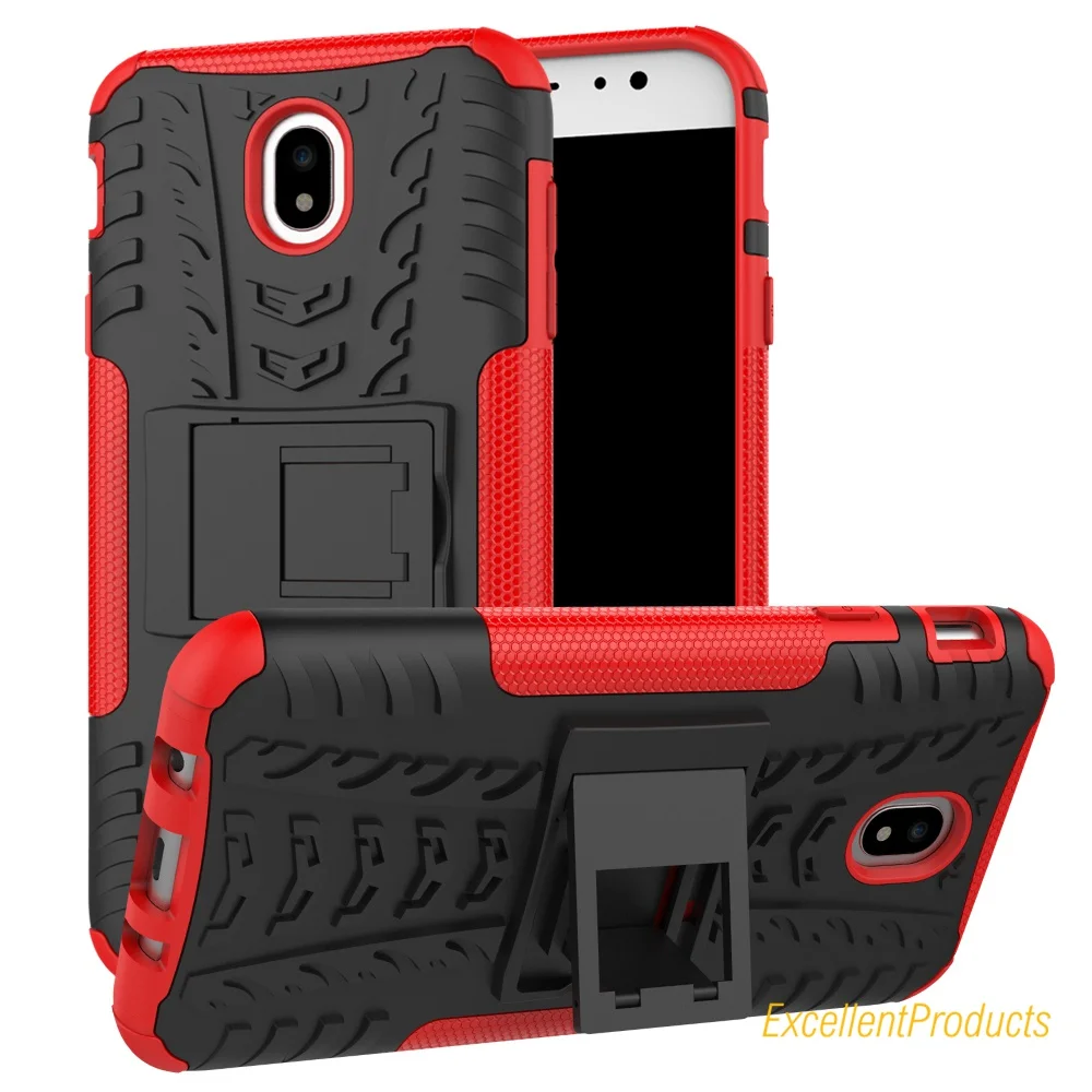 For Samsung J7 2017 J730F Cover Soft Silicon &amp Hard Plastic Skin Case Telefono etui with Holder Stand | Мобильные телефоны и