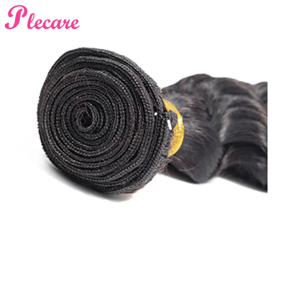 Plecare Deep Wave Human Hair Bundles With Closure 4 Bundles With Closure Malaysian NonRemy Hair Weave Bundles With Lace Closure Plecare Deep Wave Human Hair Bundles With Closure 4 Bundles With Closure Malaysian NonRemy Hair Weave Bundles With Lace Closure