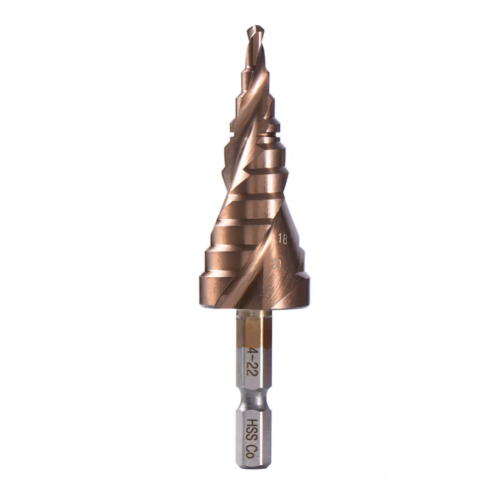 High Speed Steel Tapping Cobalt Plating Bit M35 HSS CO Step Drill Bits