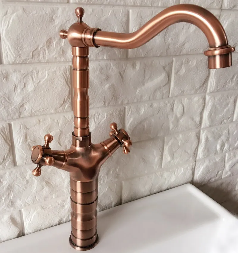antique-red-copper-double-handle-restroom-bathroom-wash-basin-faucet-hot-and-cold-bath-sink-tap-zrg055