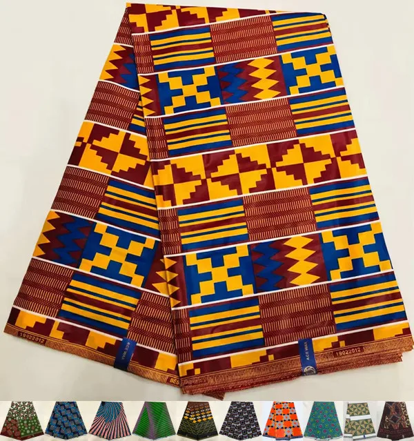 

African fabric for dress african wax prints fabric 2019 high quality 6yards cotton fabric ankara fabric for patchwork LJ-A4