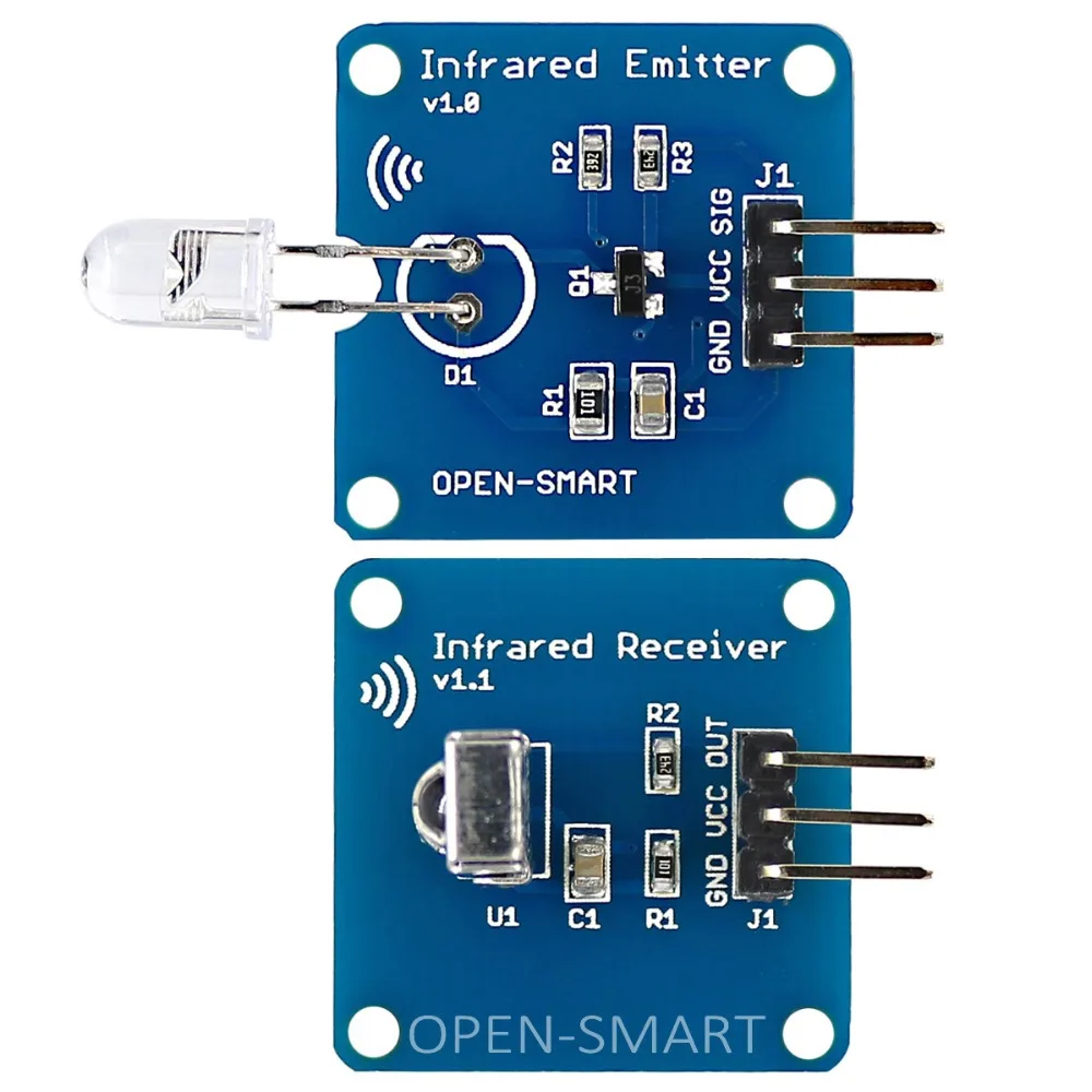 1-Pair 5V//3.3V Mini 38KHz IR Infrared Emitter Receiver Sensor 940nm Module