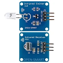 1Set Infrared Transceiver Infrared Transmitter IR Emitter Module + IR Receiver module Infrared Receiver 38KHz 940nm for Arduino