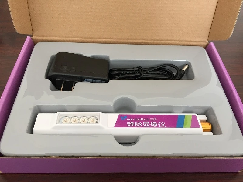 Инфракрасные огни визуализации сосудистый трансиллюминатор Venipuncture винила Finder