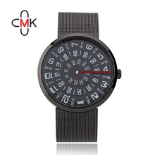 2016 men s digital hands wristwatch waterproof creative handsome red line mark gentleman fashion brand quartz