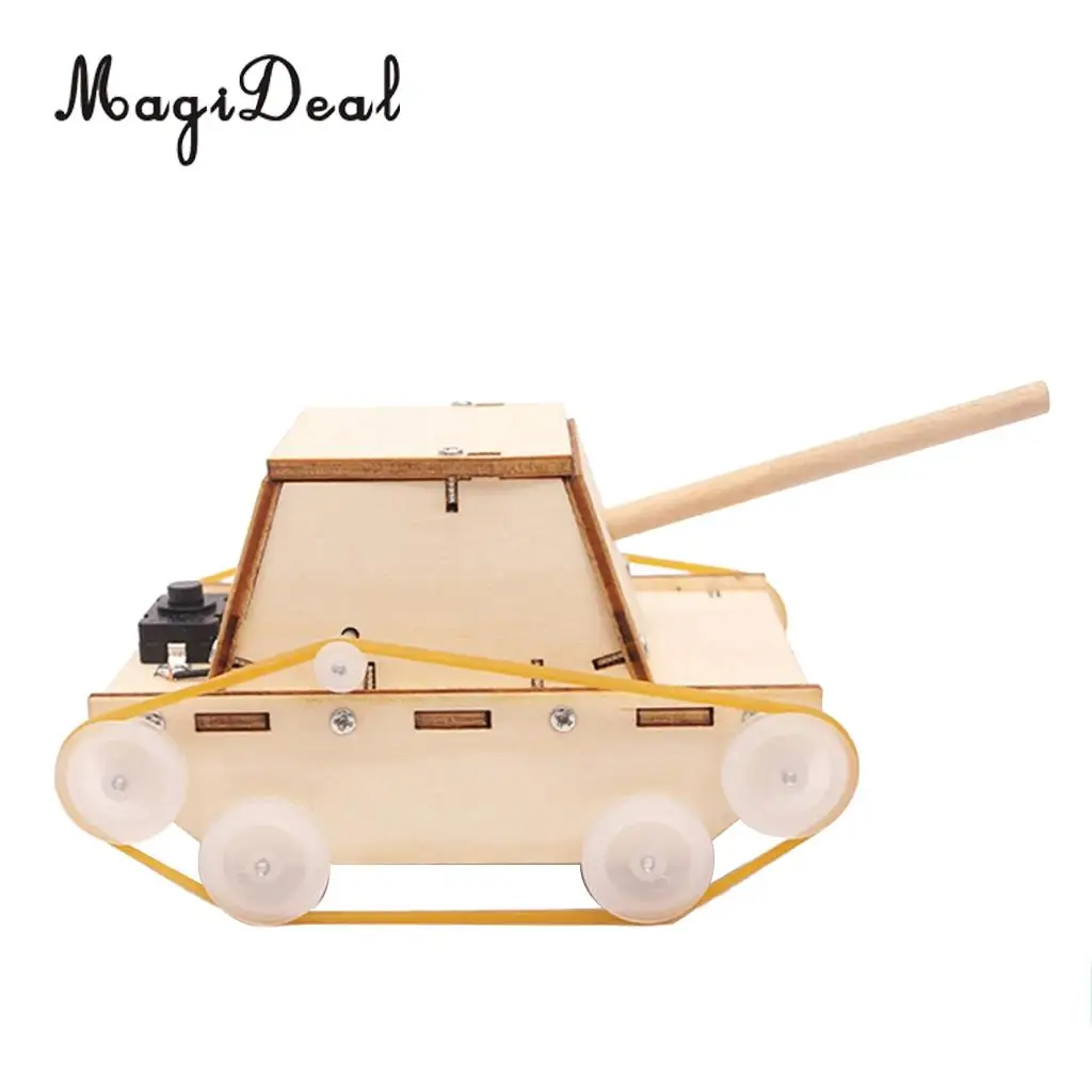 DIY Electric Motor Kids Educational Toy Car Robot Tank Motor Gadget Kit Model for Early Physical Learning Children Science Toys	