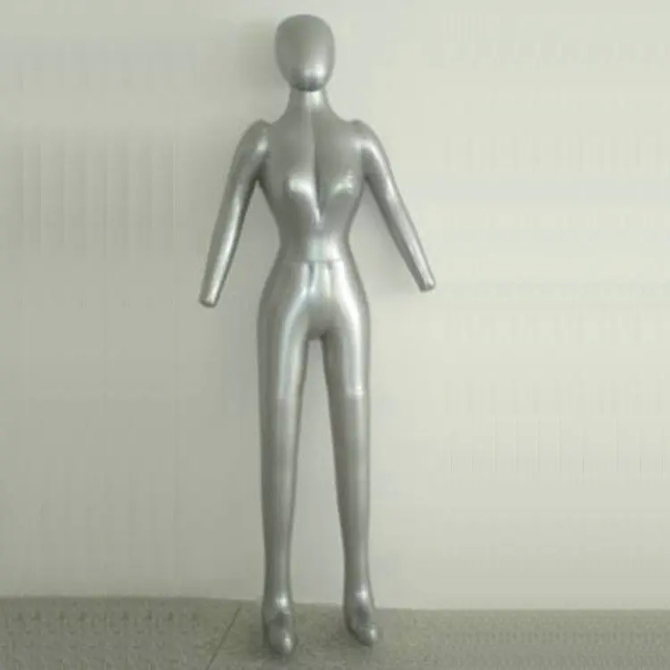 

Free Shipping! female Inflatable PVC mannequin full body with head & arms, mannequin inflated model/clothing display props
