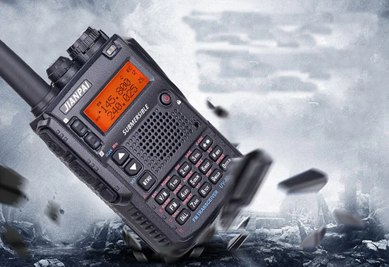 UV 8DR портативная рация dual band 136 174 МГц 400 520 ham CB радио мощный Дальний VX двухстороннее