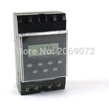 

DIN RAIL Digital Timer Switch Programmable 220VAC 25A
